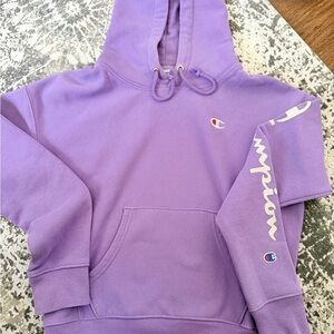 Champion Purple  Hoodie